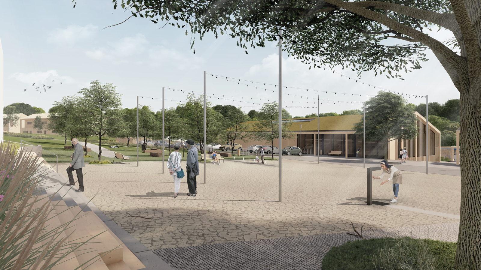 Nové centrum v Kunčicích pod Ondřejníkem