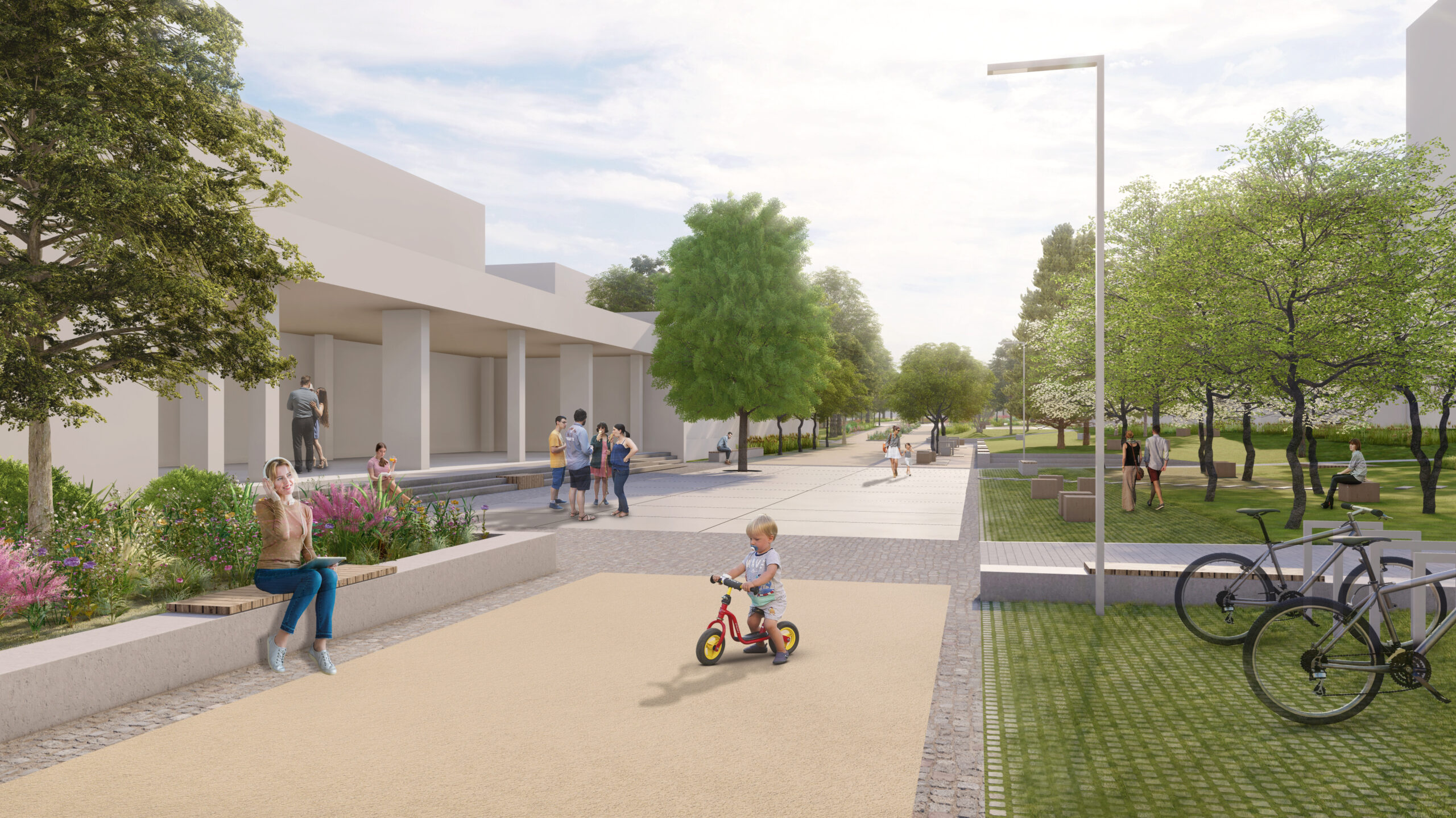 Kopřivnice – veřejné prostranství sídliště Sever